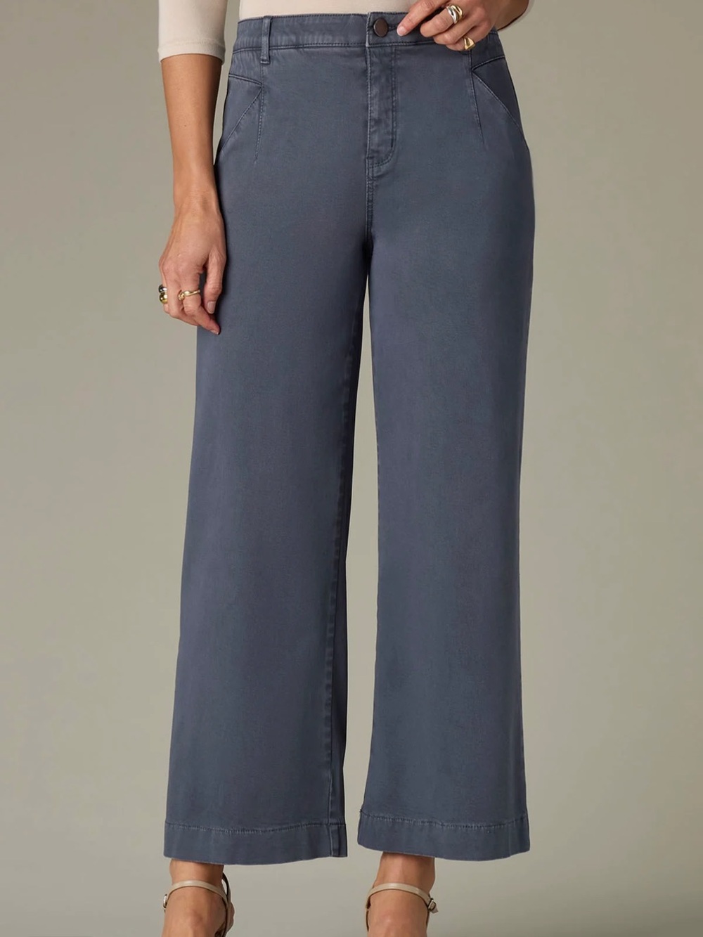 Wit & Wisdom Wyatt Skyrise Wide-Leg Jeans in Sz 16